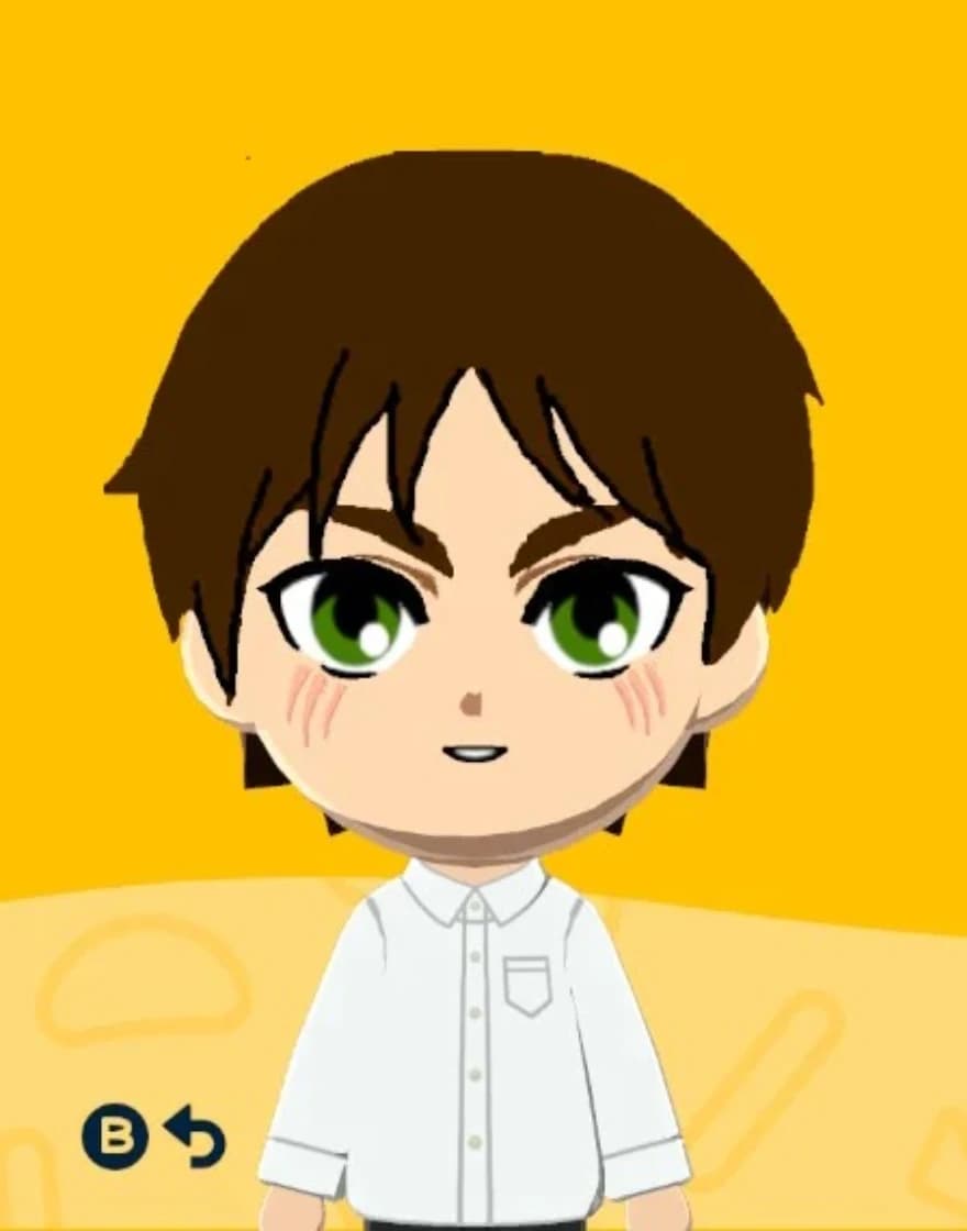 Eren Yeager - Tomodachi Life Mii portrait
