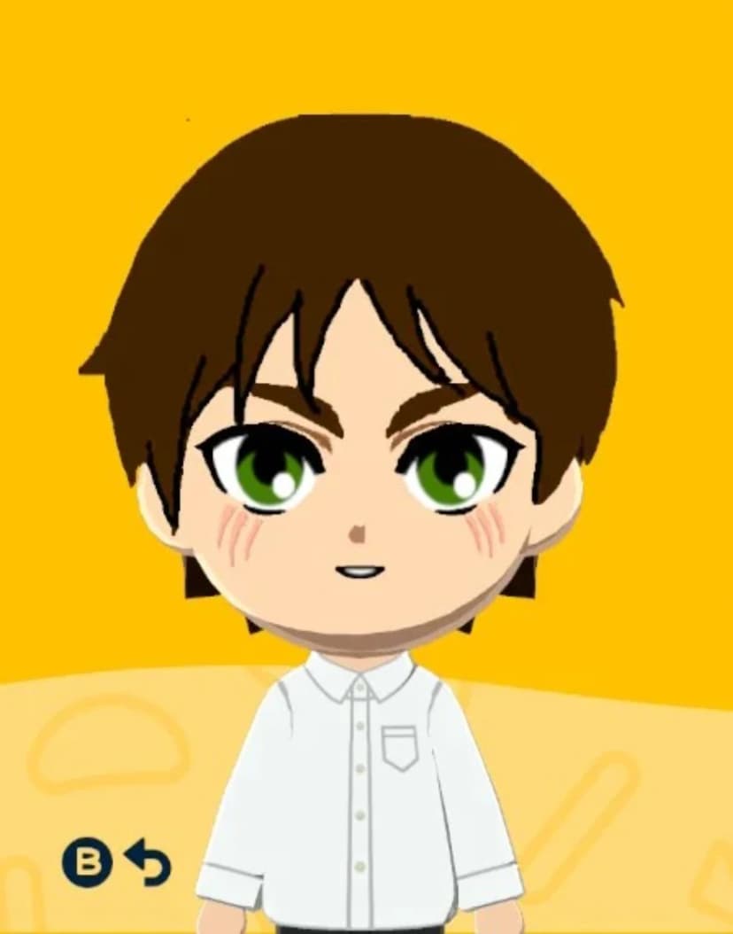 Eren Yeager - Tomodachi Life Mii portrait
