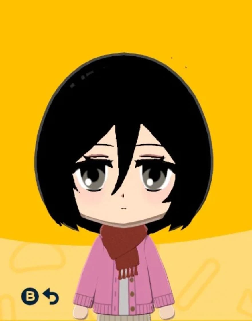 Mikasa Ackerman - Tomodachi Life Mii portrait