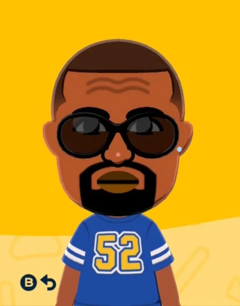 Kanye West - Tomodachi Life Mii portrait