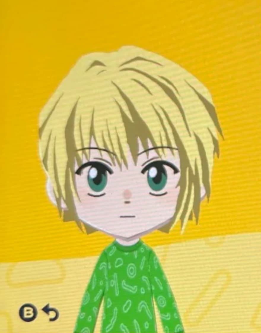 Kurapika - Tomodachi Life Mii portrait