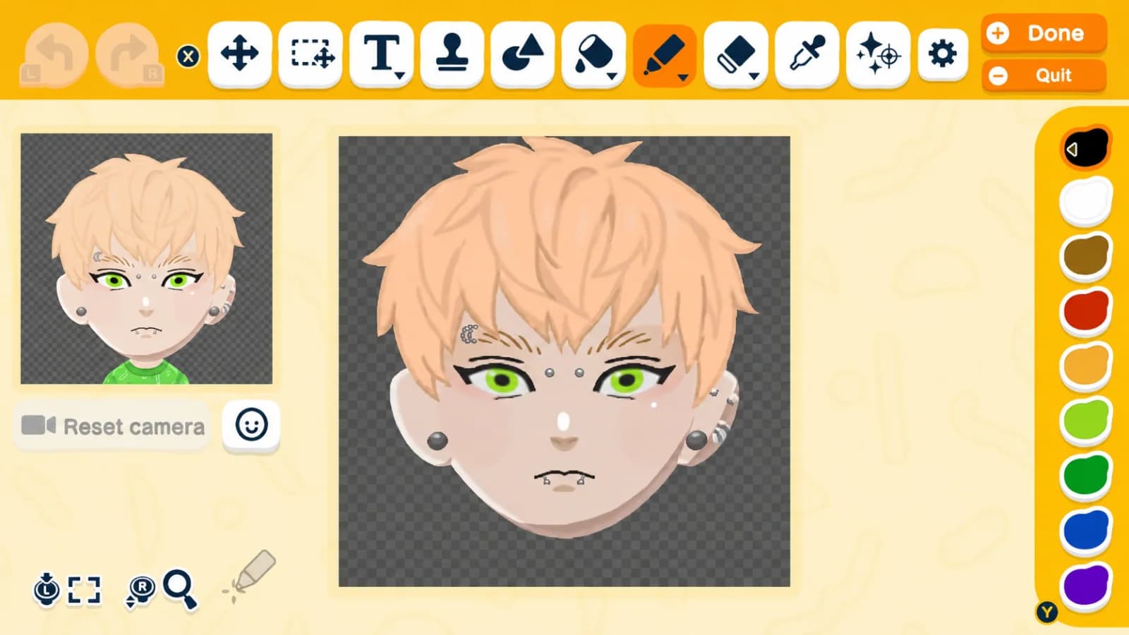 Noiz Mii facepaint