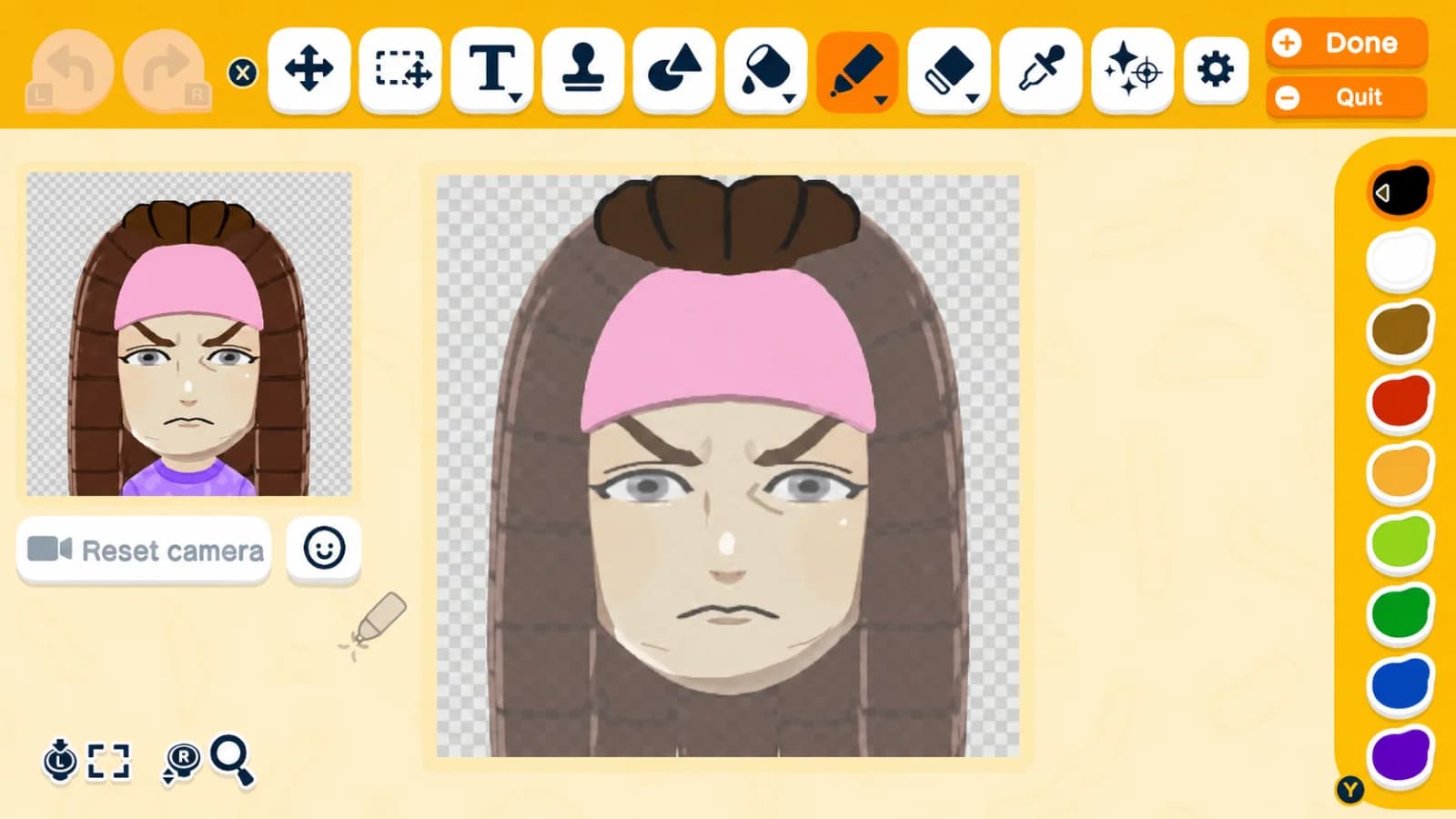 Mink Mii facepaint