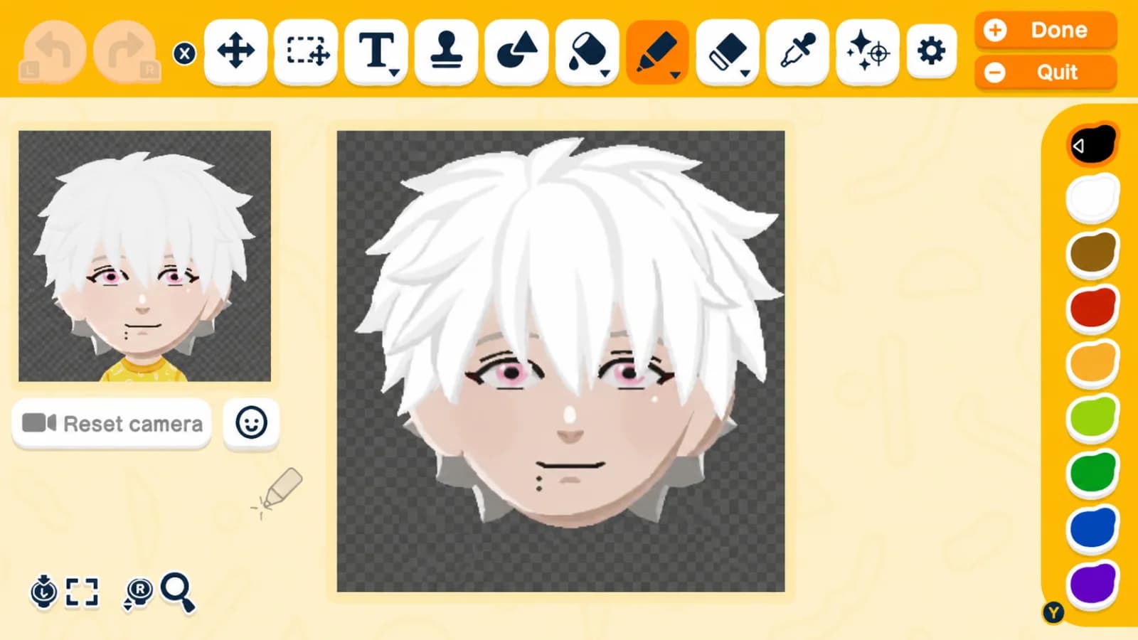 Clear Mii facepaint
