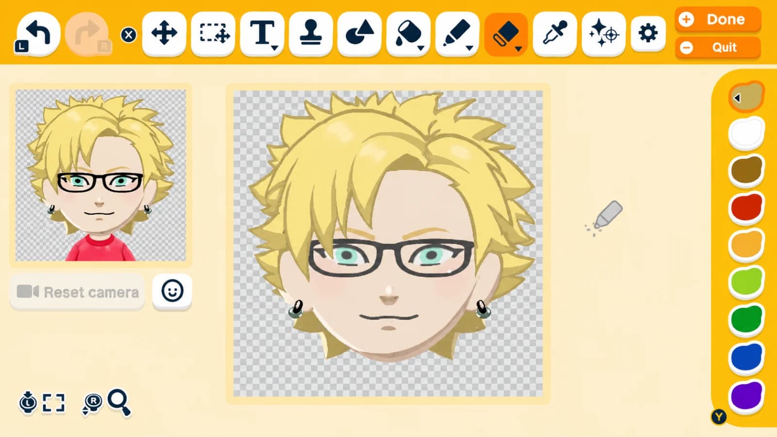 Virus Mii facepaint