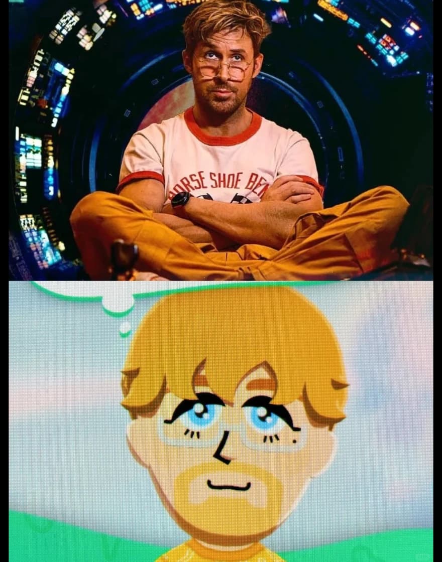 Ryan Gosling - Tomodachi Life Mii portrait