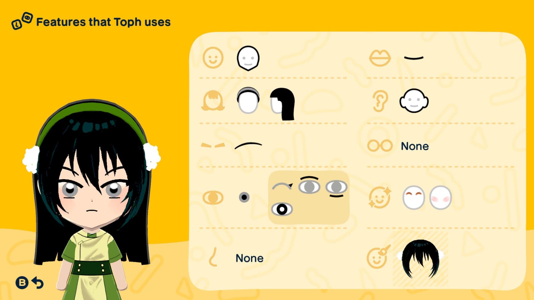 Toph Mii features guide