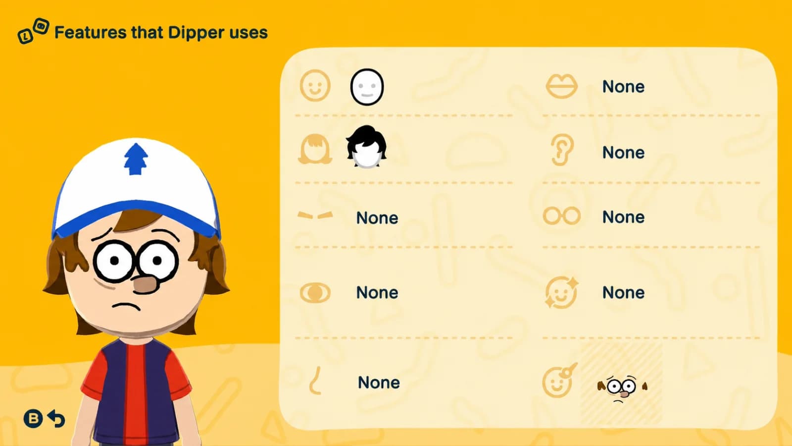 Dipper Mii features guide