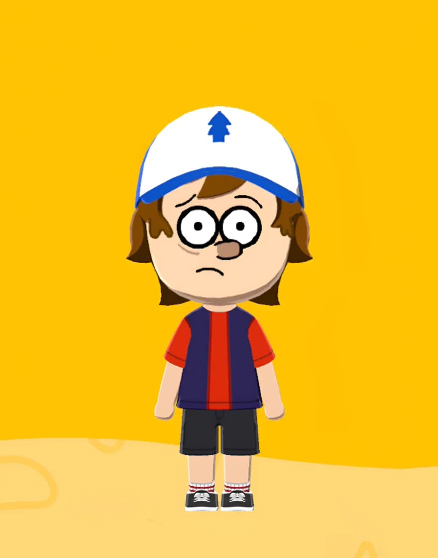 Dipper - Tomodachi Life Mii portrait