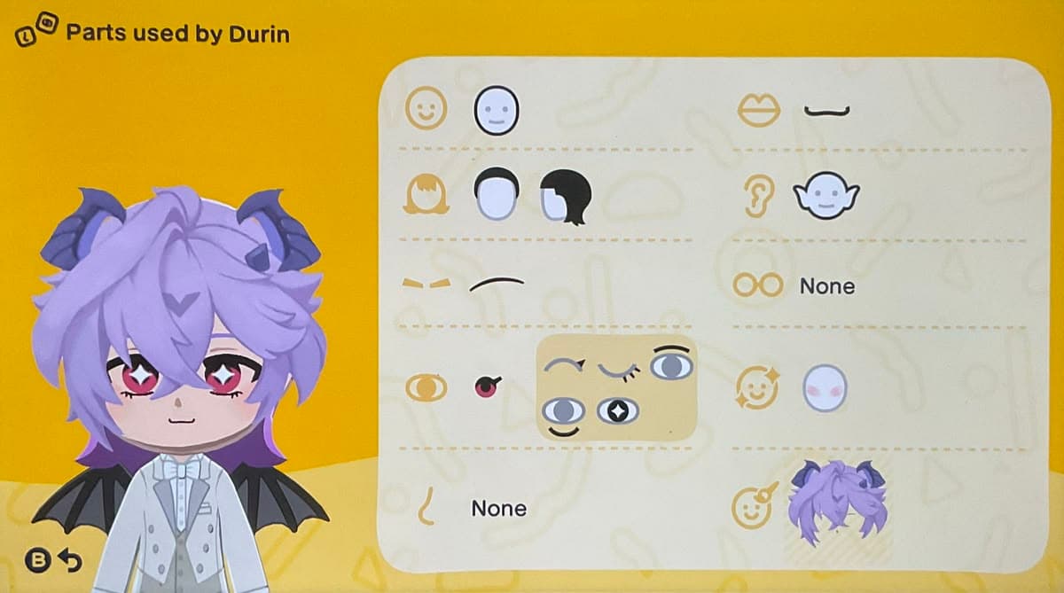 Durin Mii features guide