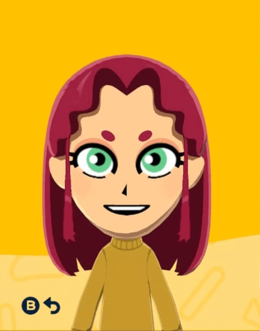 Starfire - Tomodachi Life Mii portrait