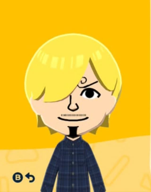 Vinsmoke Sanji - Tomodachi Life Mii