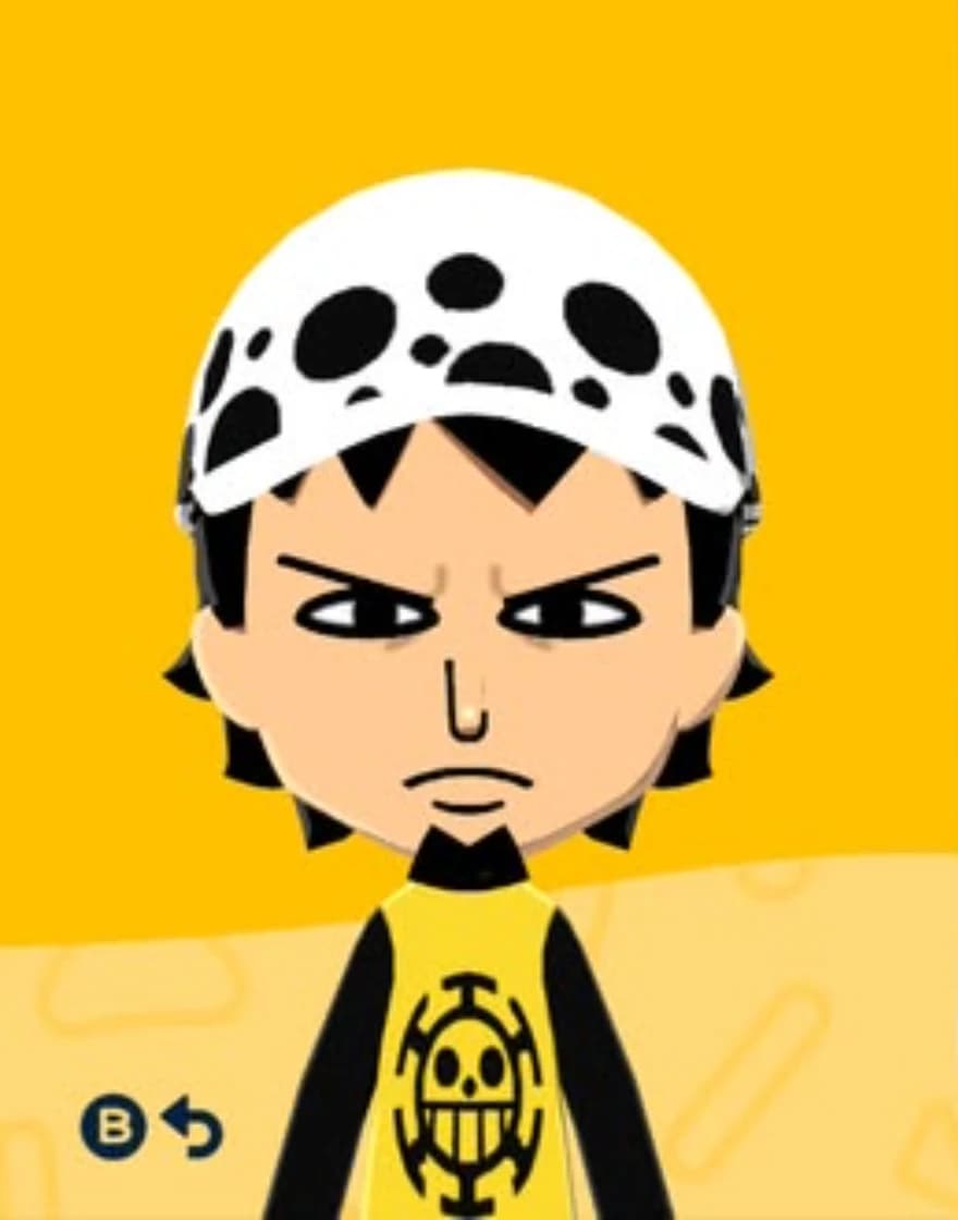 Trafalgar D. Law - Tomodachi Life Mii portrait