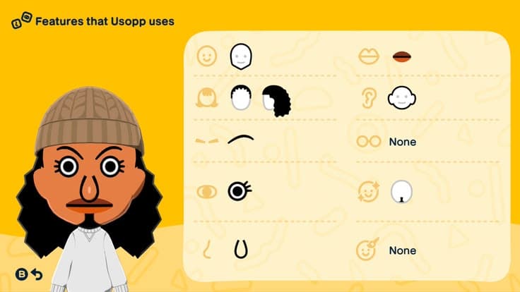 Usopp Mii features guide
