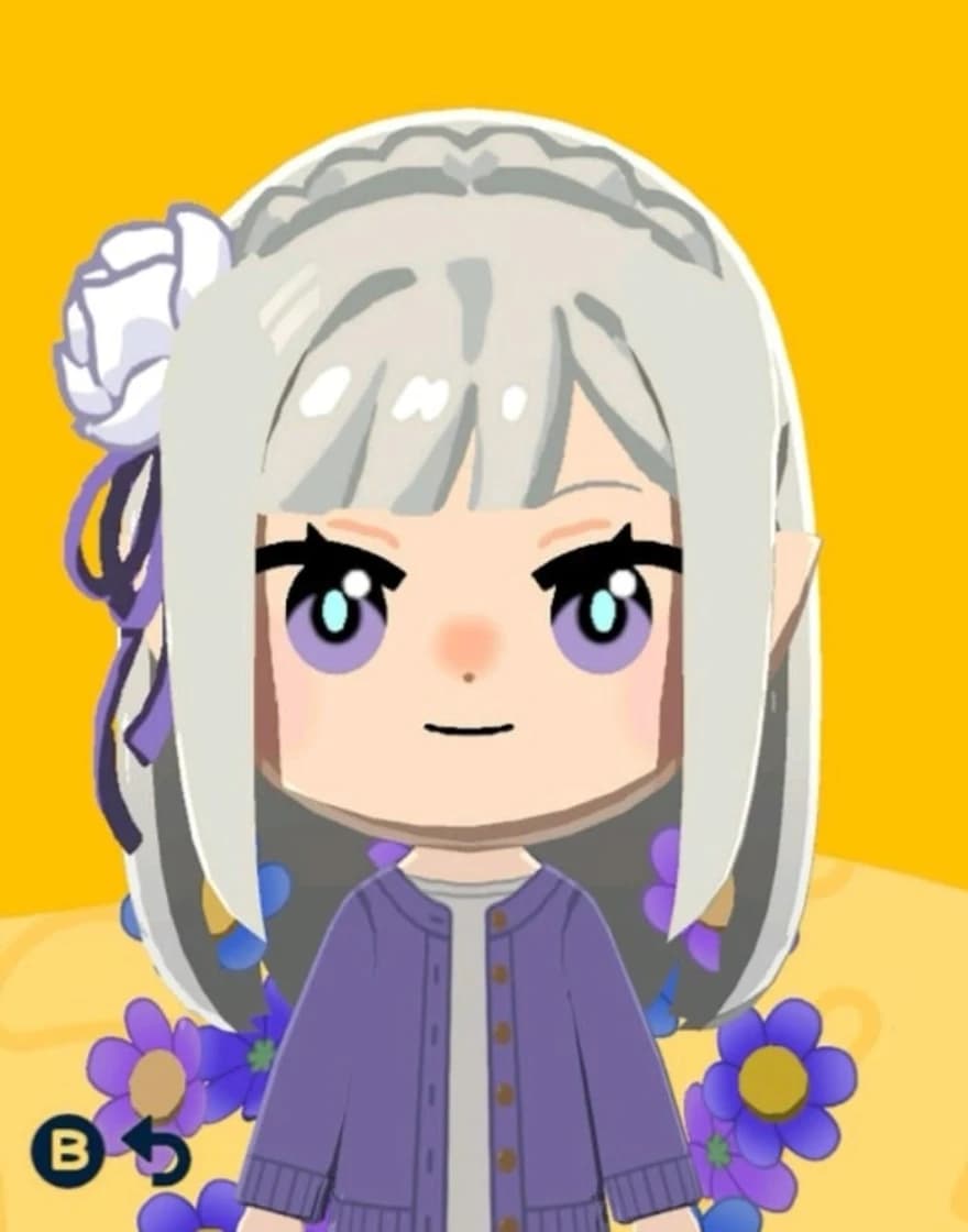 Emilia - Tomodachi Life Mii portrait