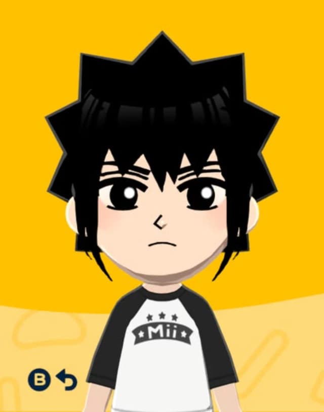 Sasuke Uchiha - Tomodachi Life Mii