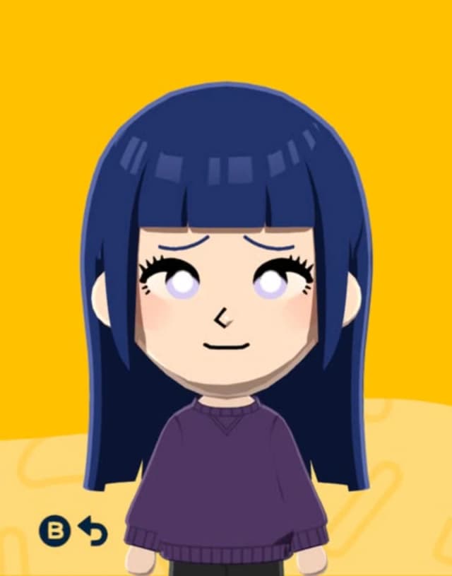 Hinata Hyuga - Tomodachi Life Mii