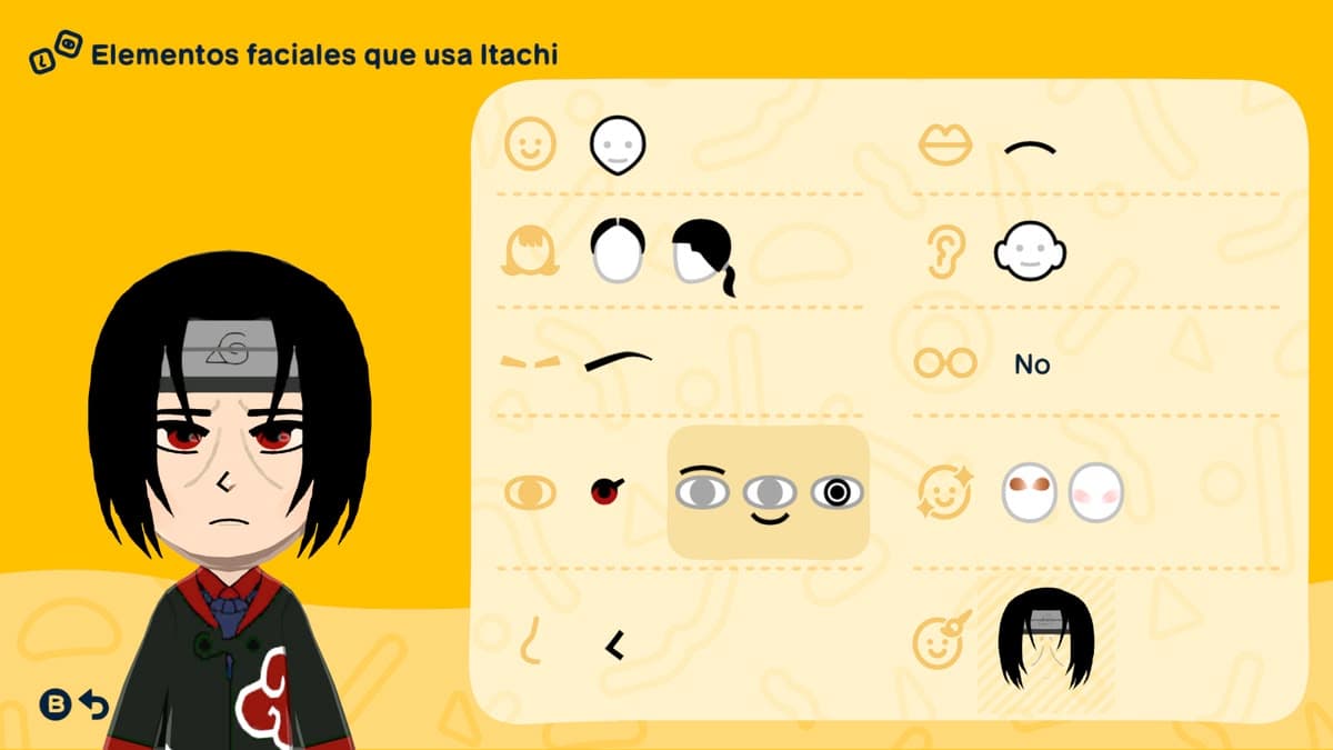 Itachi Uchiha Mii features guide