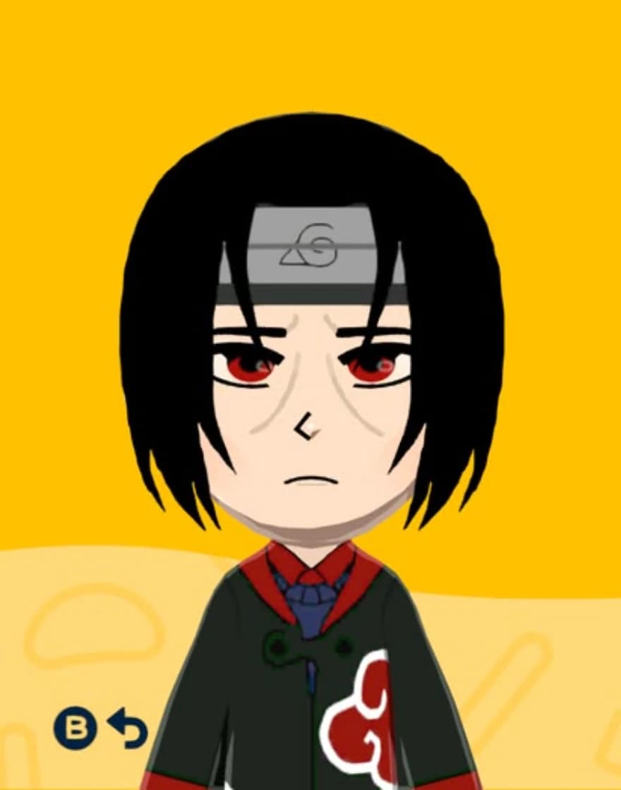 Itachi Uchiha - Tomodachi Life Mii portrait