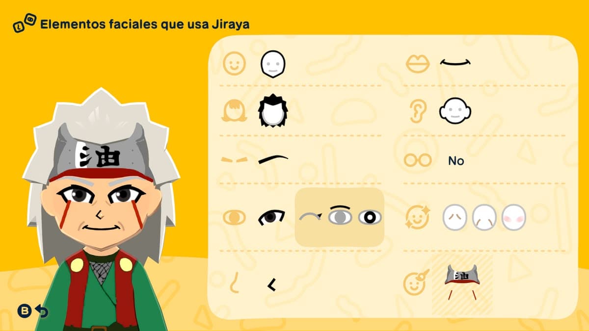 Jiraiya Mii features guide