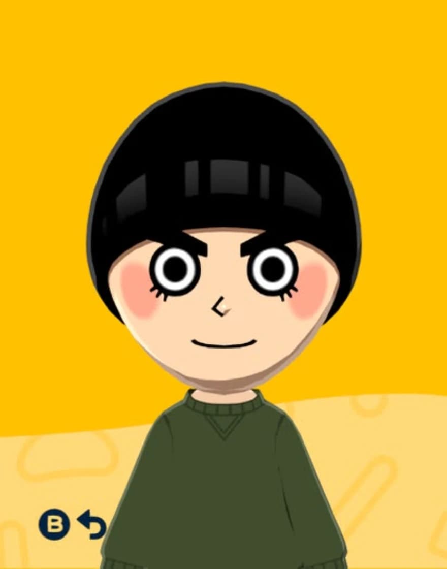Rock Lee - Tomodachi Life Mii portrait
