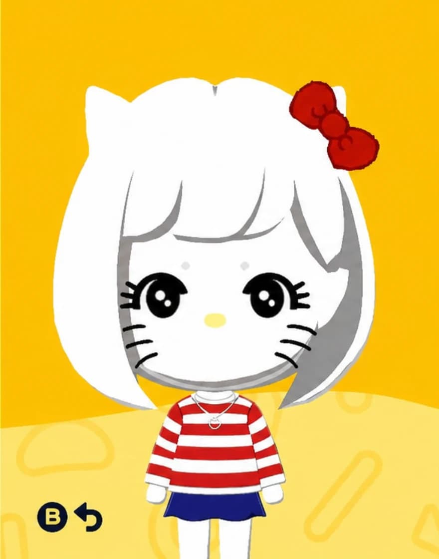 Hello Kitty - Tomodachi Life Mii portrait