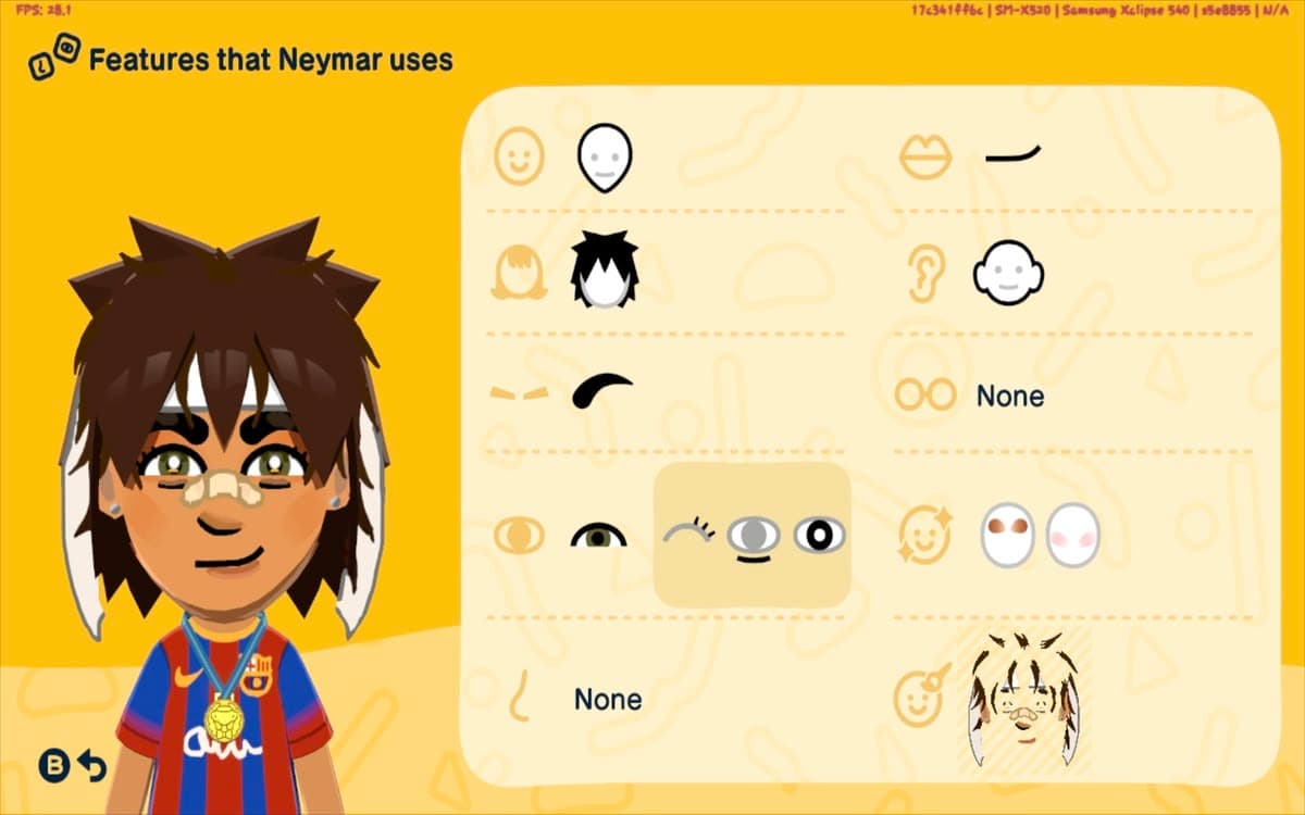 Neymar Jr Mii features guide