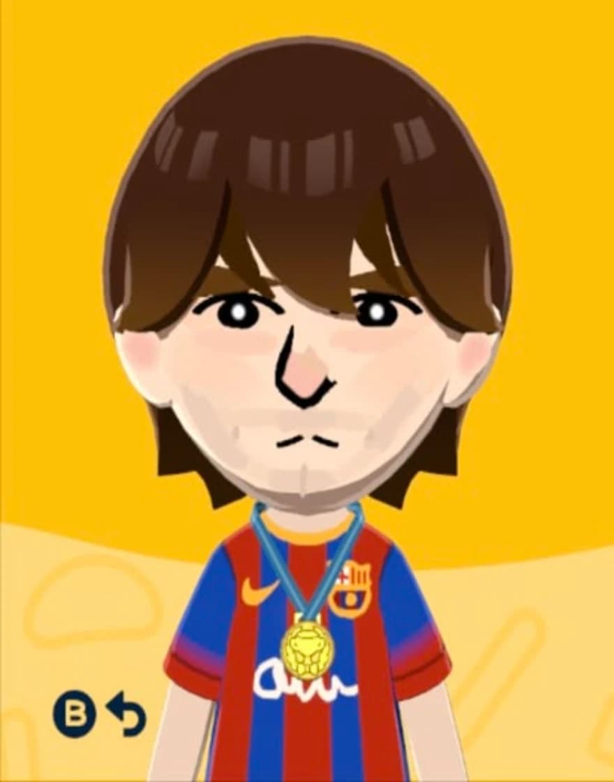 Messi - Tomodachi Life Mii portrait