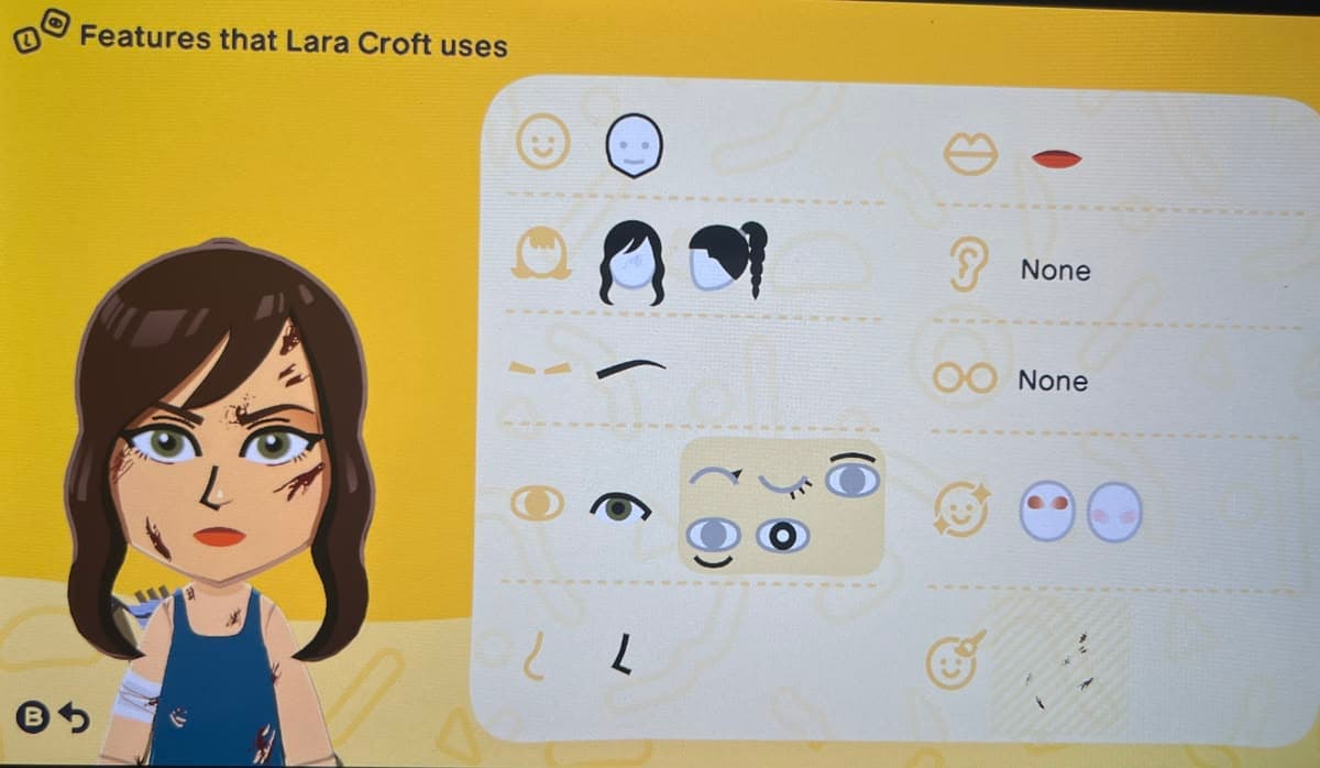 Lara Croft Mii features guide