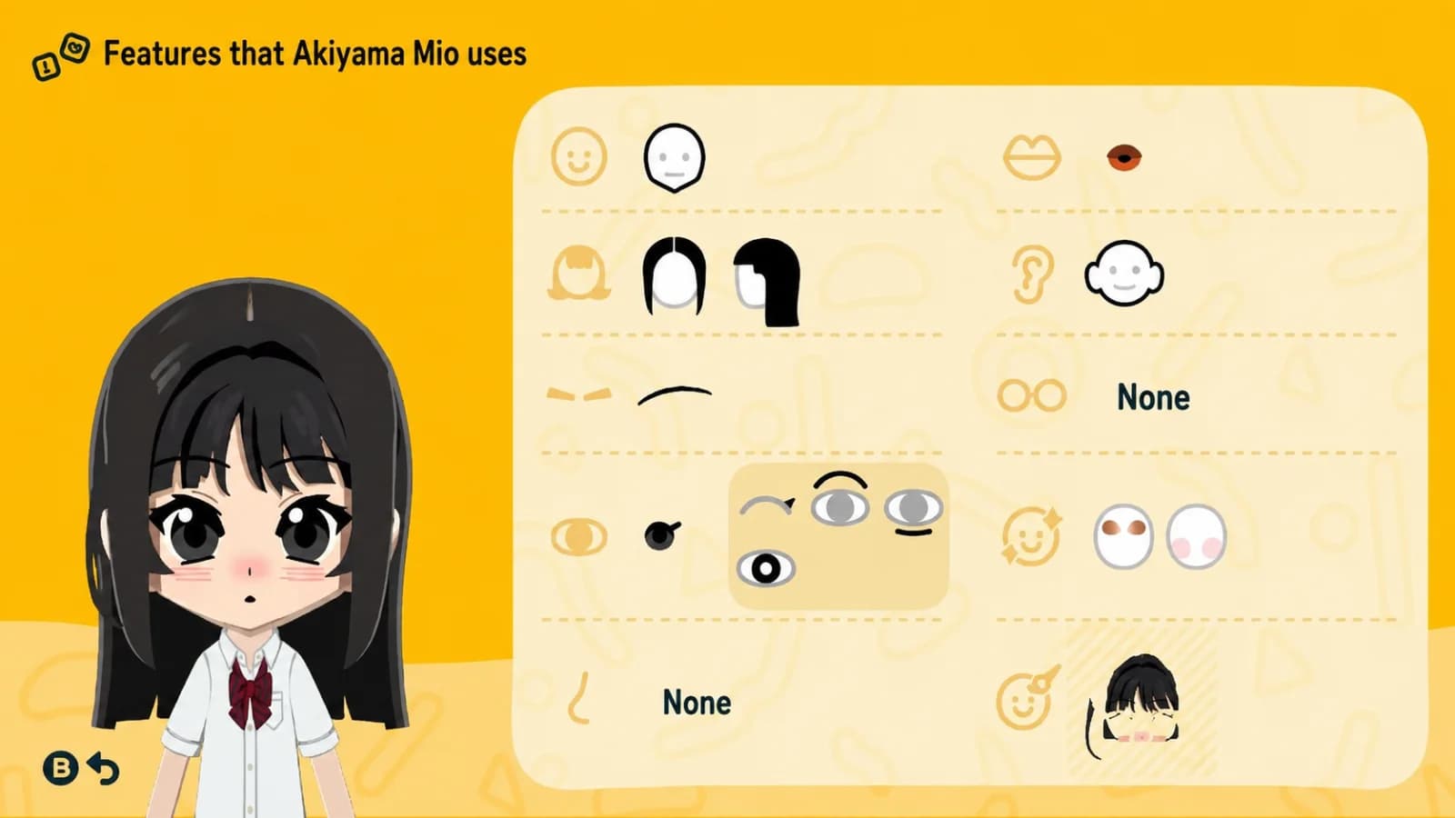 Akiyama Mio Mii features guide