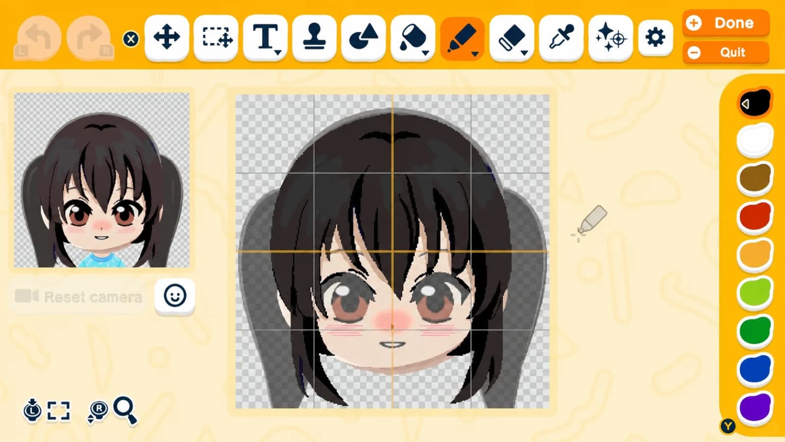 Nakano Azusa Mii facepaint