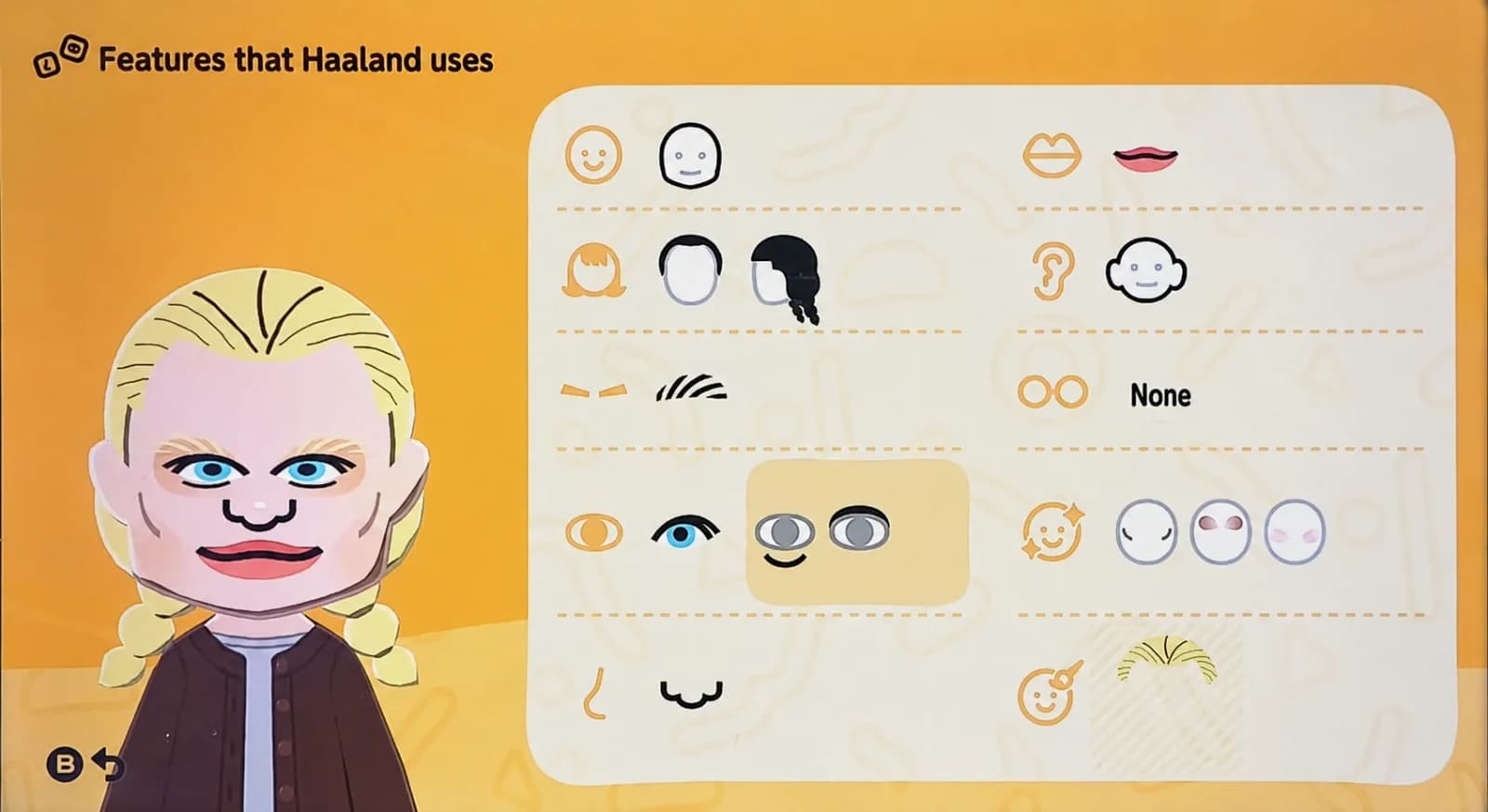 Haaland Mii features guide