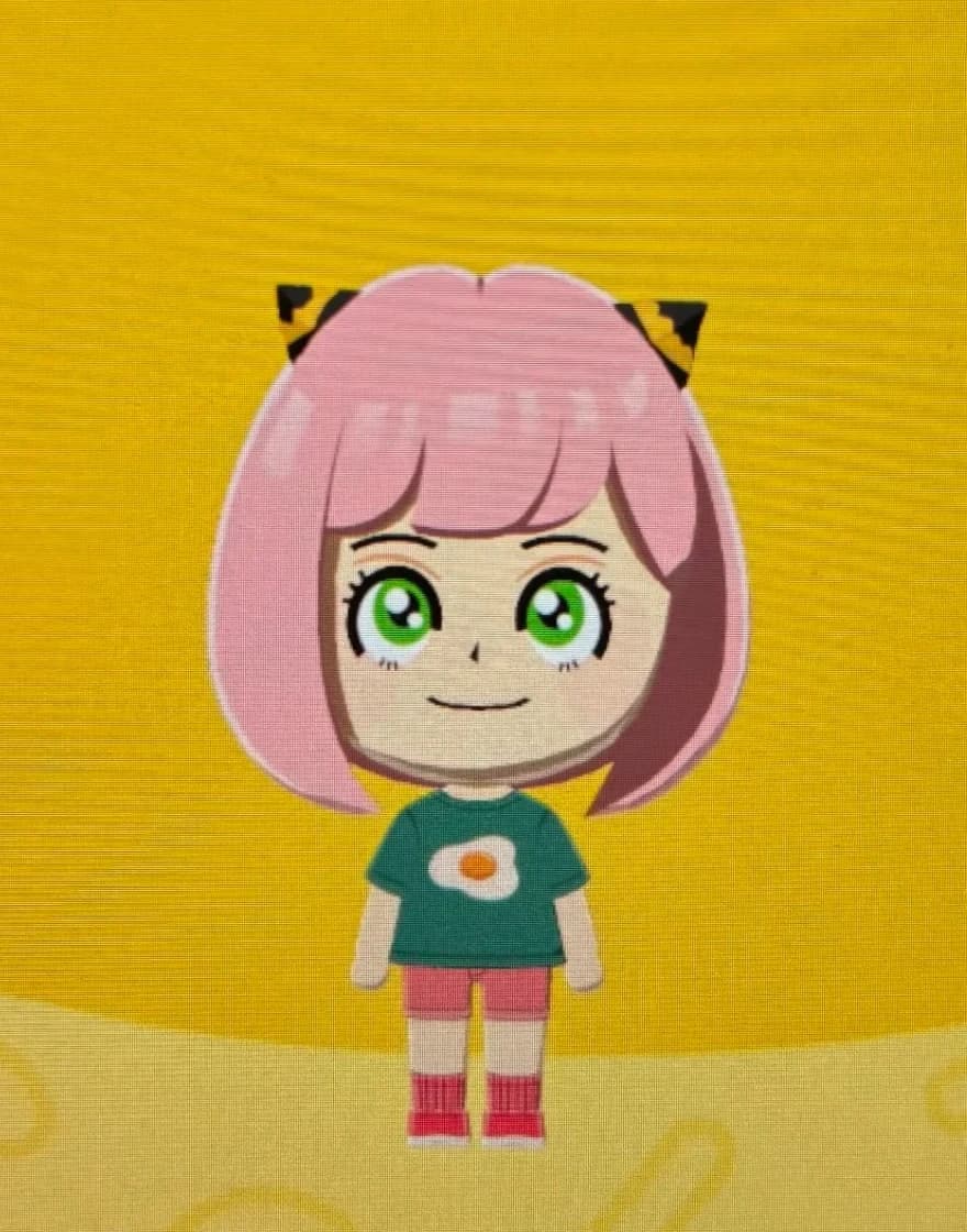 Anya Forger - Tomodachi Life Mii portrait