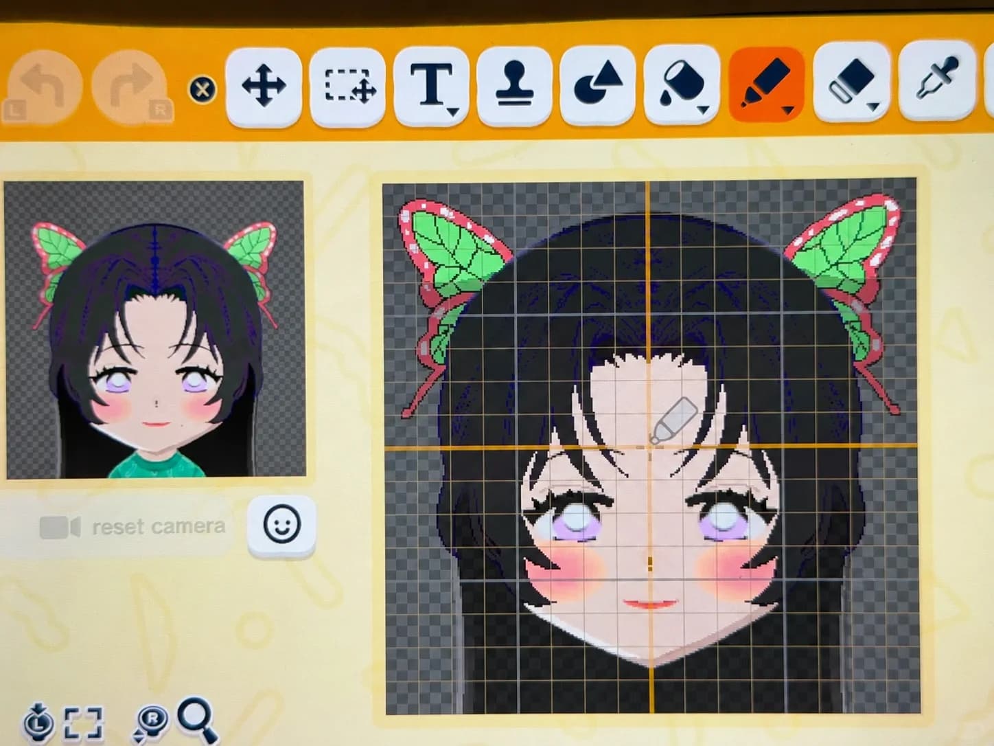 Kanae Kochou Mii facepaint