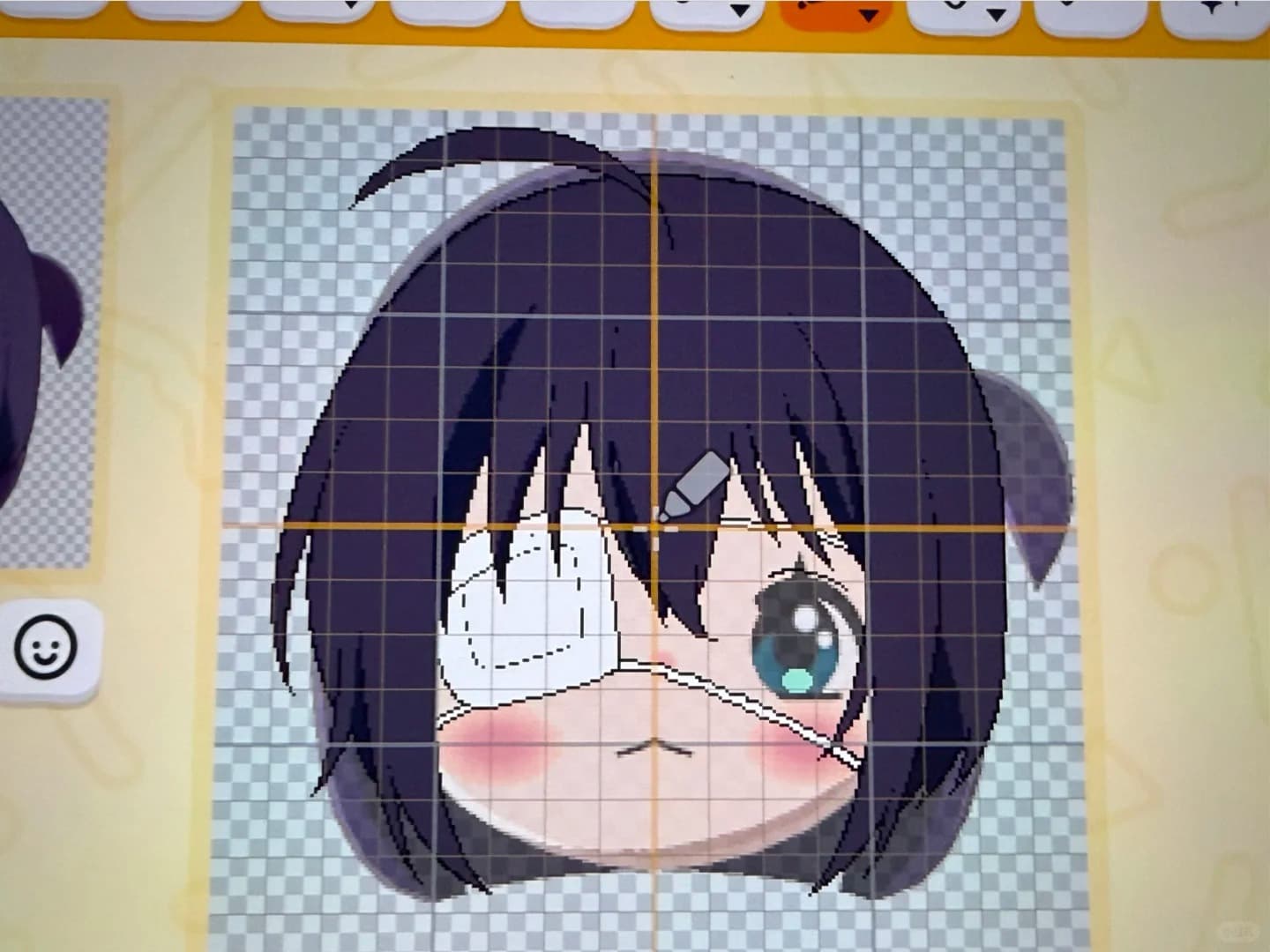 Takanashi Rikka Mii facepaint