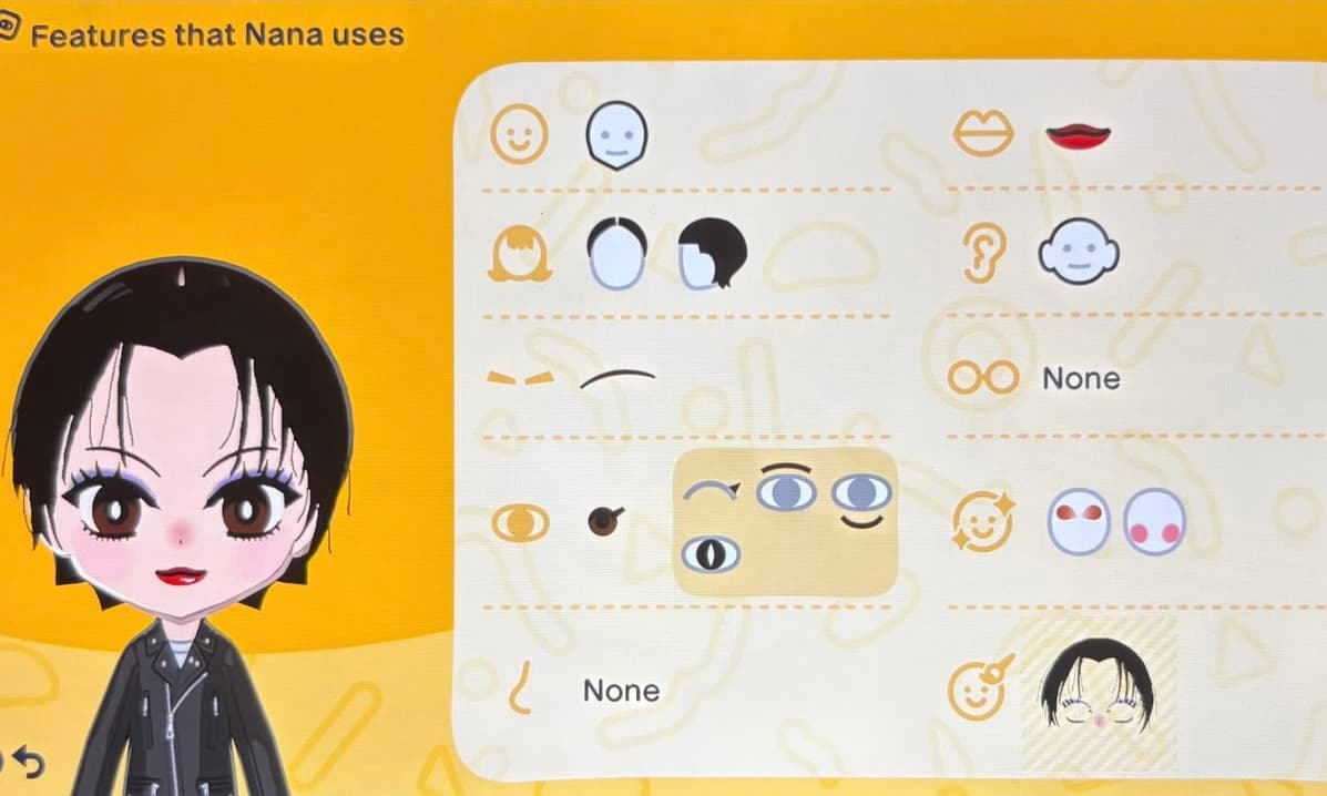 Nana Osaki Mii features guide