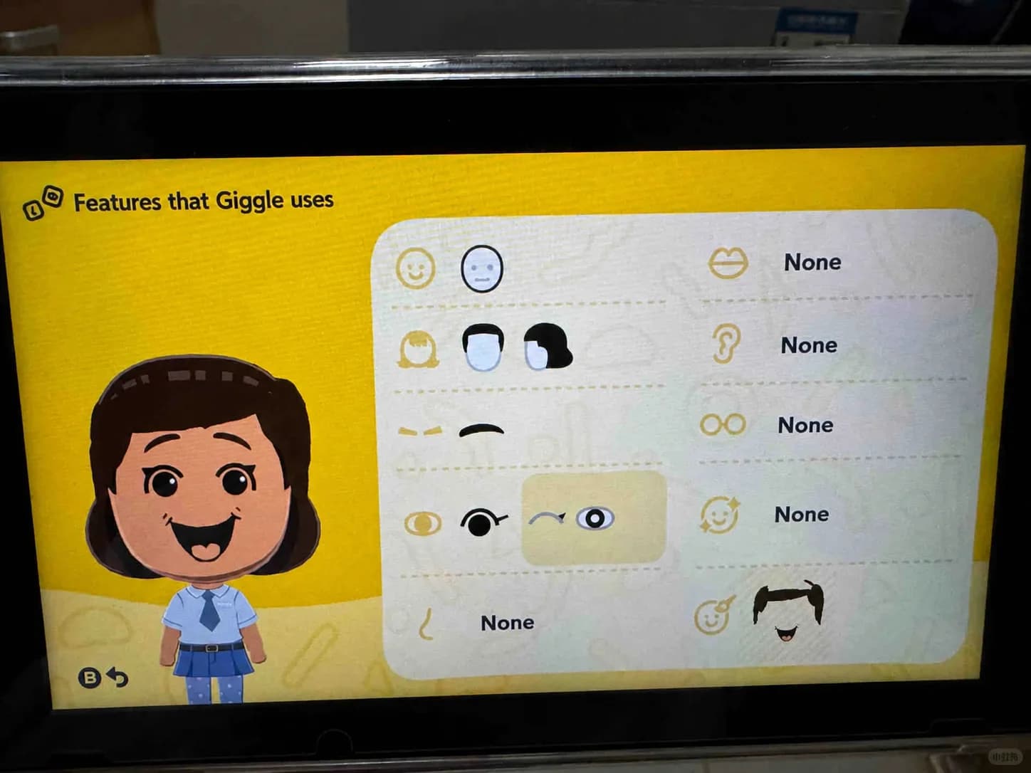 Officer Giggle McDimples Mii features guide