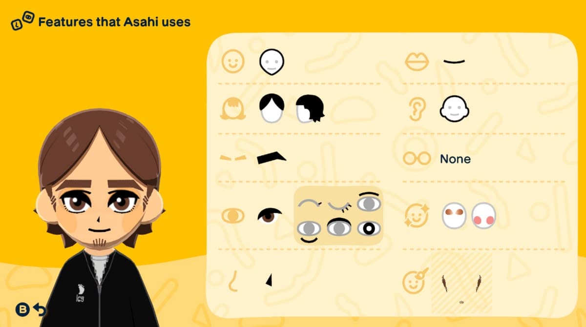 Asahi Azumane Mii features guide