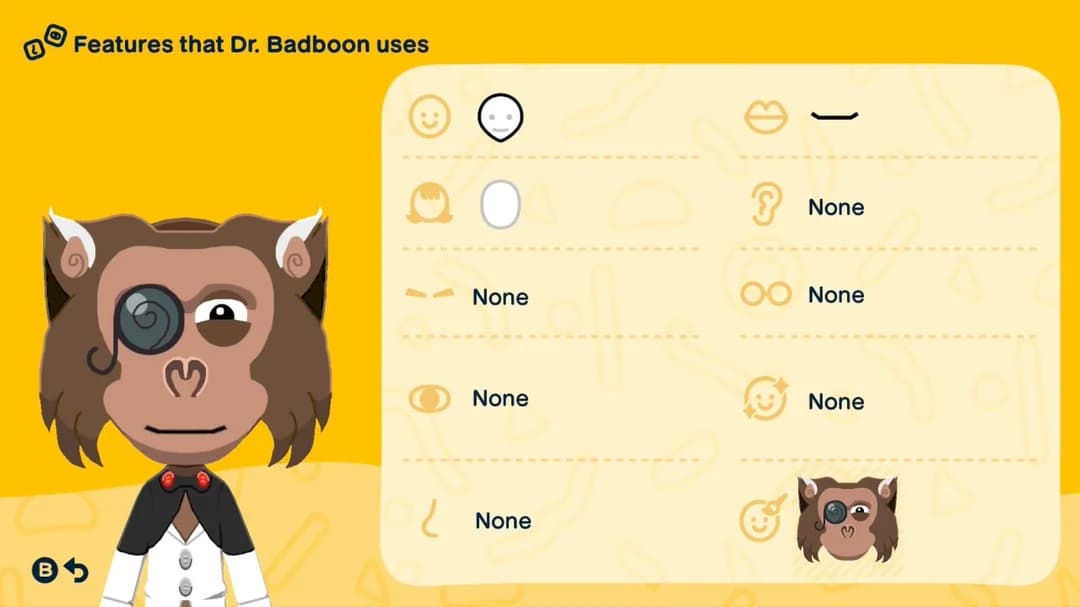 Dr. Badboon Mii features guide