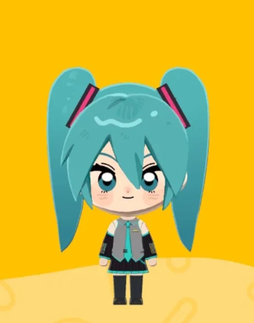 Hatsune Miku - Tomodachi Life Mii portrait