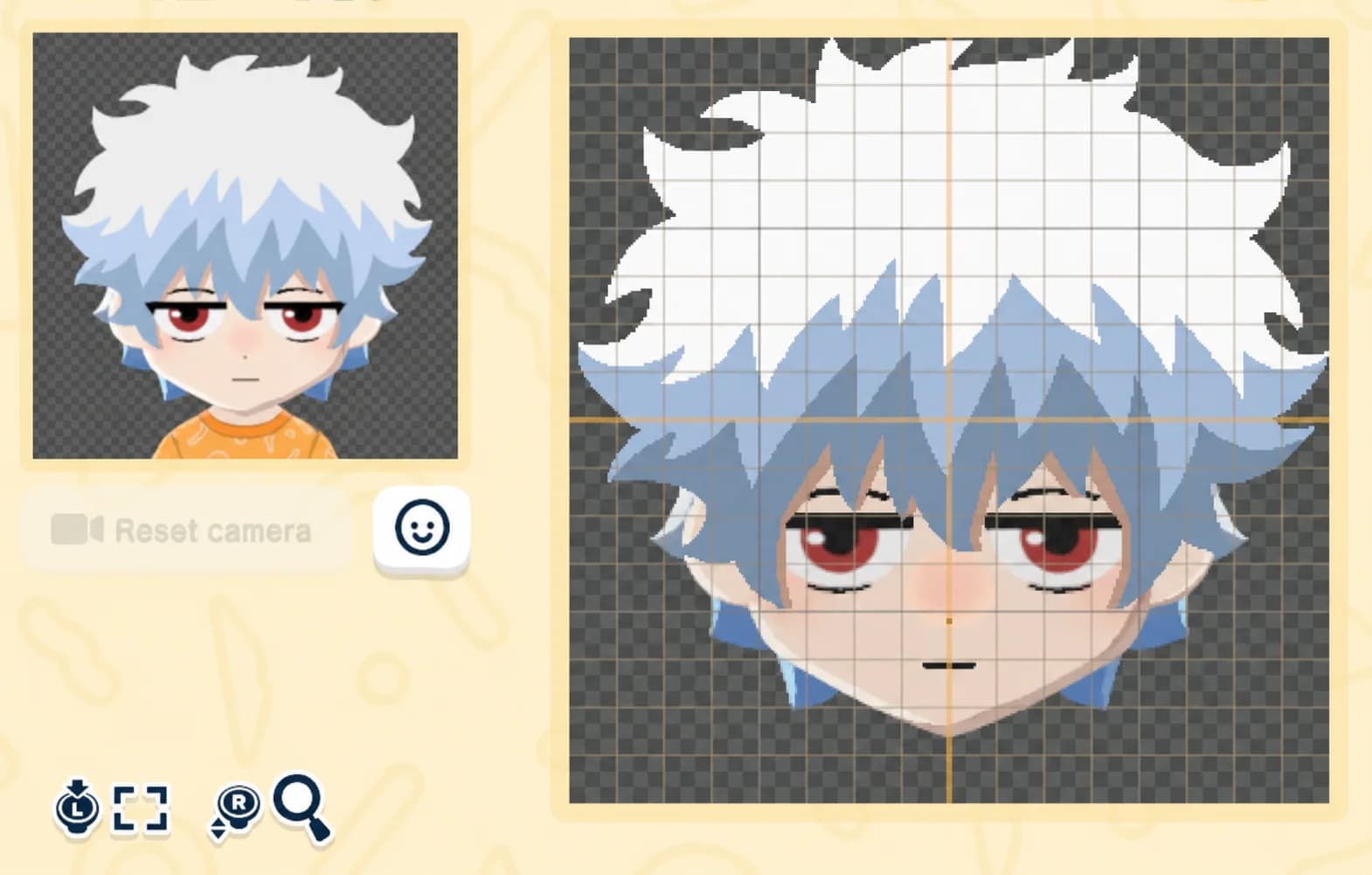 Gintoki Sakata Mii facepaint
