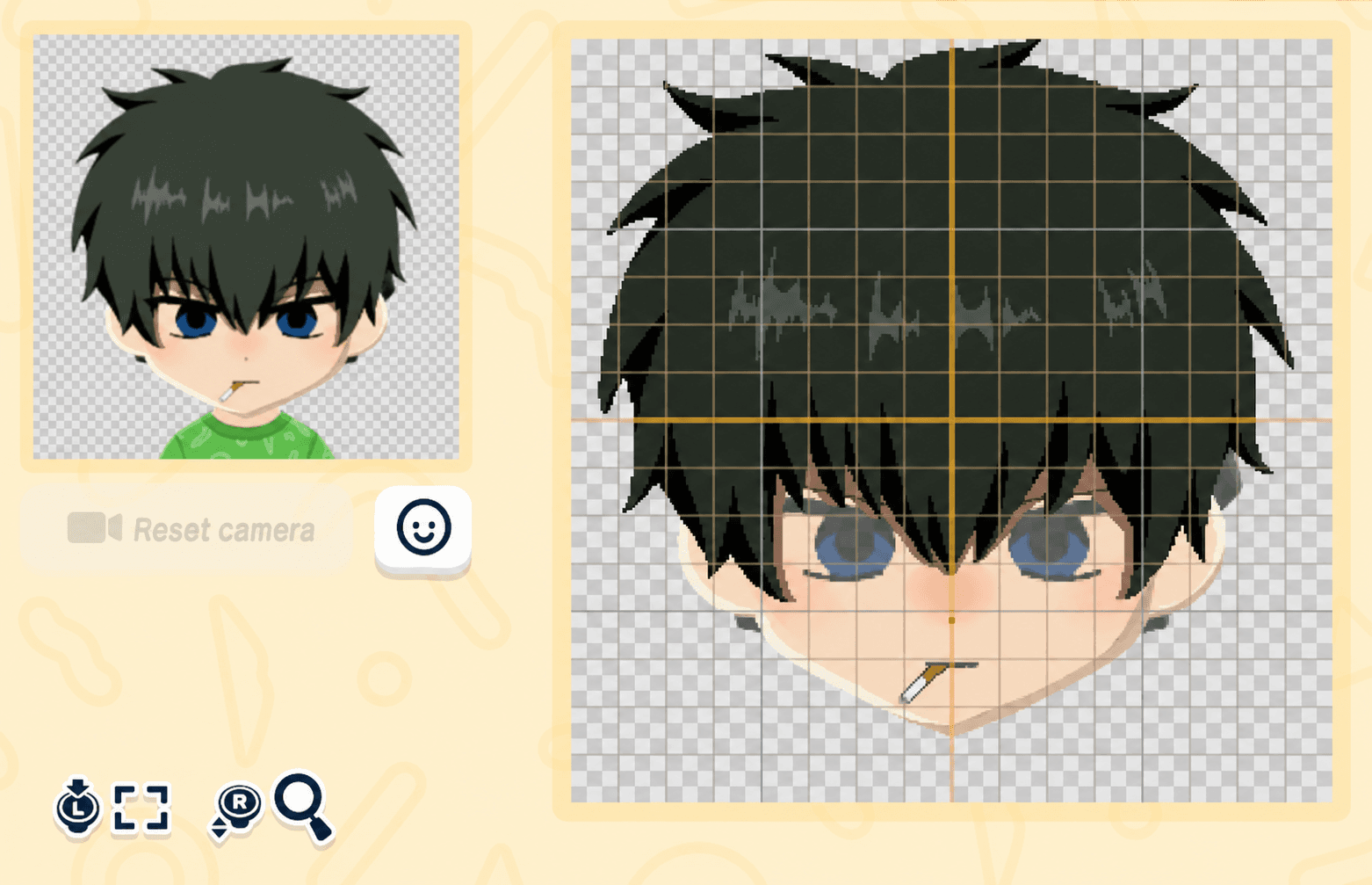 Toshiro Hijikata Mii facepaint