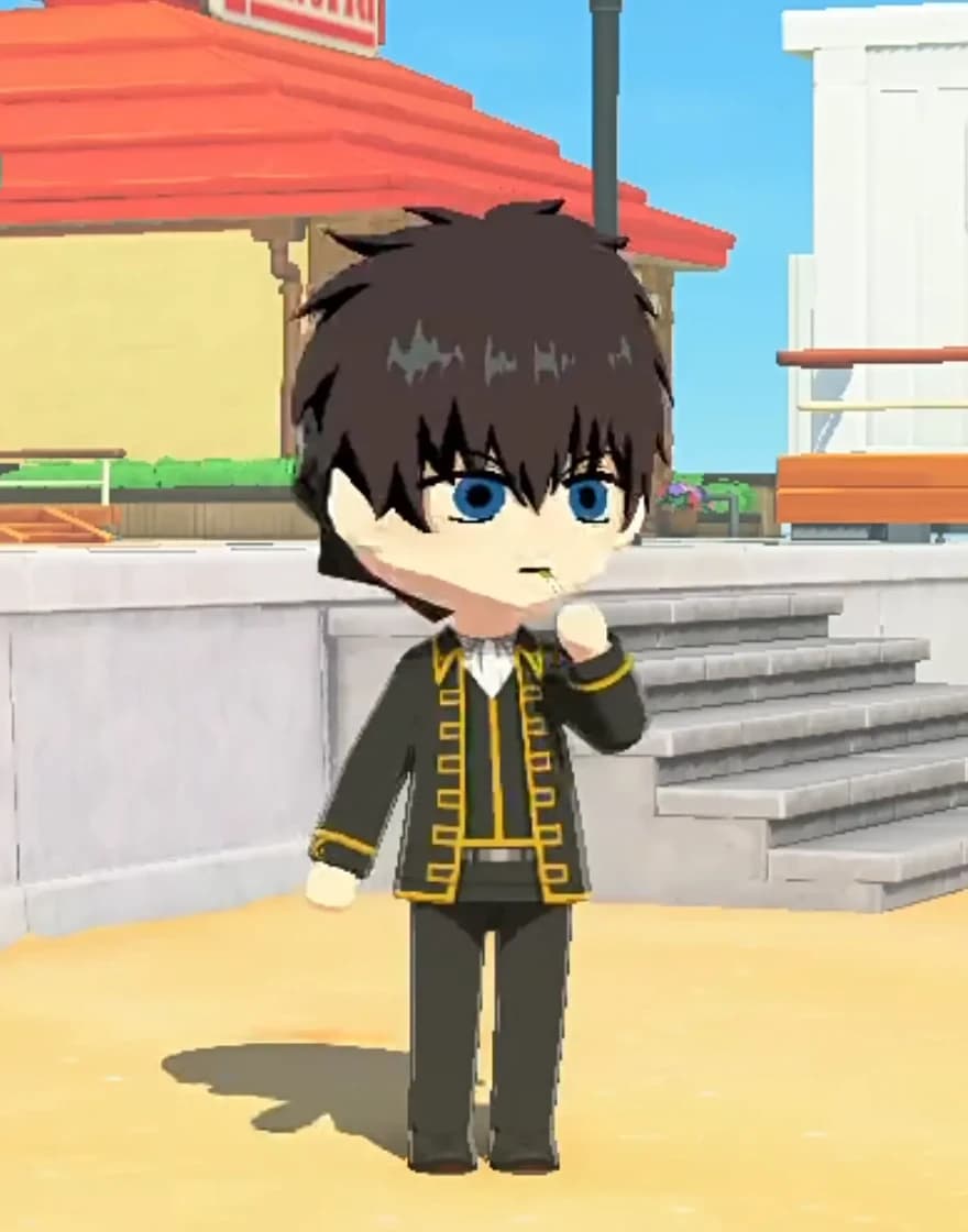 Toshiro Hijikata - Tomodachi Life Mii portrait