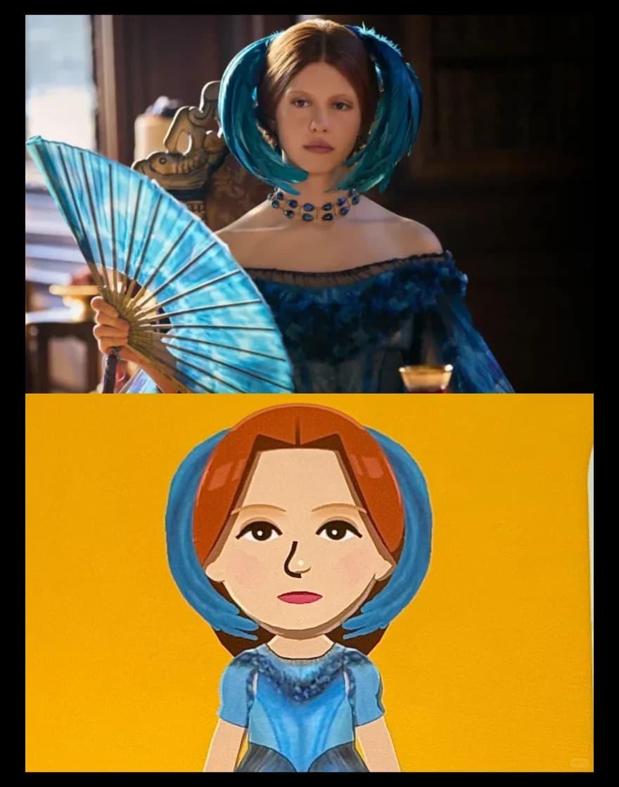 Mia Goth - Tomodachi Life Mii portrait