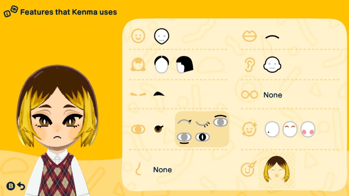 Kozume Kenma Mii features guide