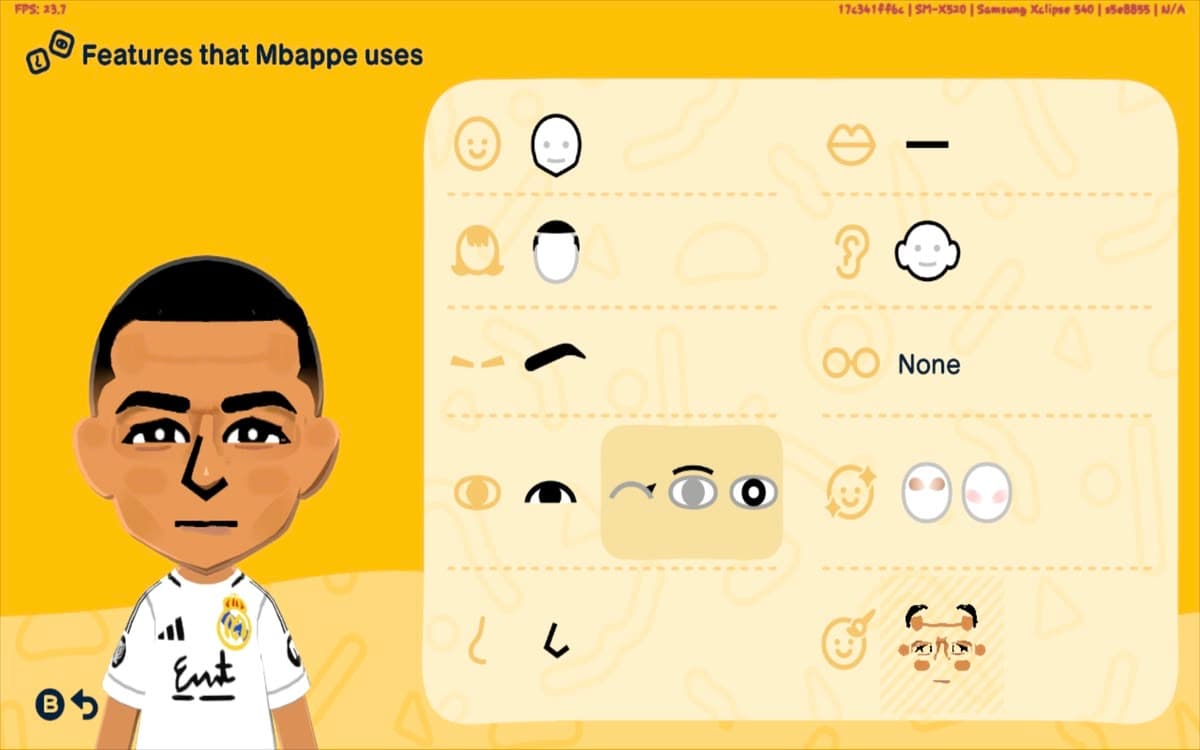 Mbappe Mii features guide