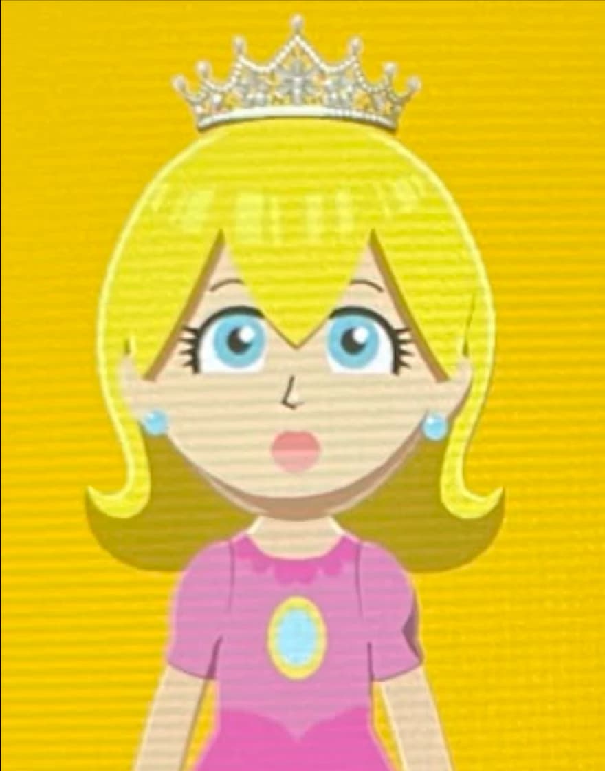Princess Peach - Tomodachi Life Mii portrait