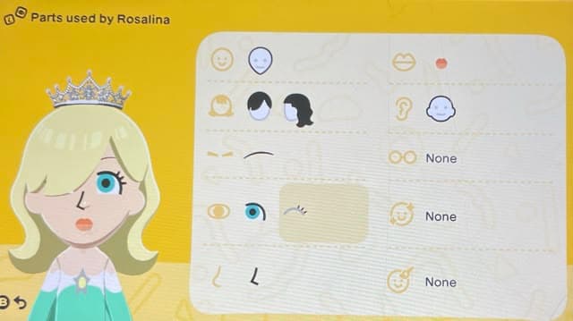 Rosalina Mii features guide