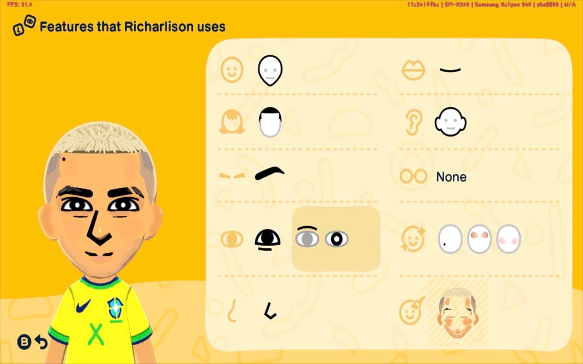 Richarlison Mii features guide