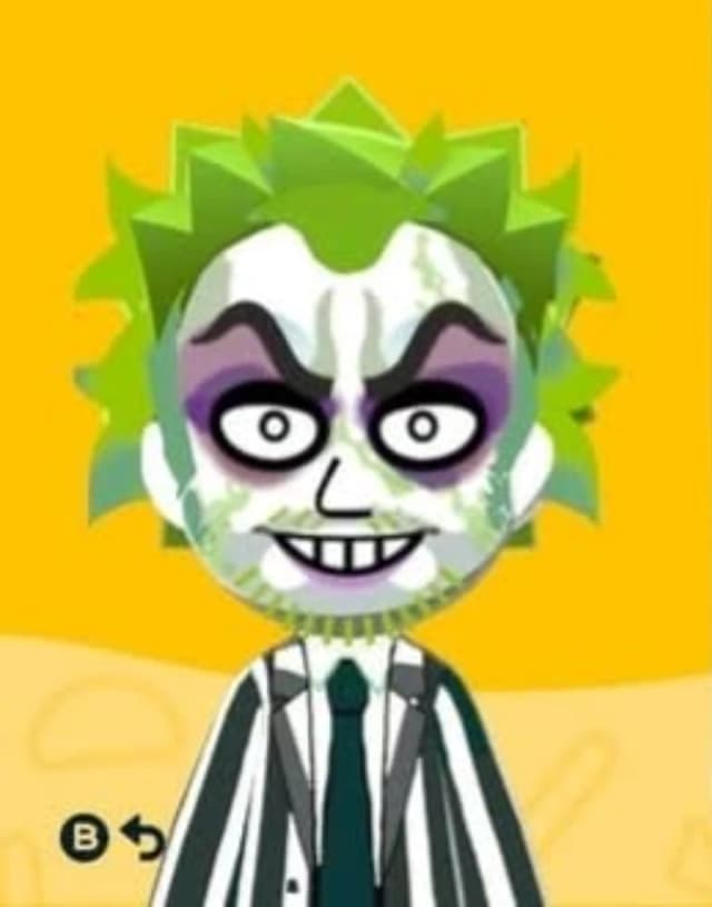 Beetlejuice - Tomodachi Life Mii